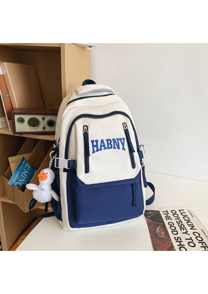 Ortaokul ve Lise Öğrencileri Için Kontrast Renklerde Kızlar Için Okul Çantaları, Her Uyumlu Sırt Çantası, Büyük Kapasiteli, Ağırlığı Azaltan Sırt Çantaları (Yurt Dışından)