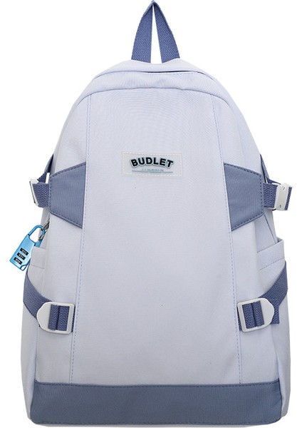 Kızın Okul Çantası Kadın Kore Versiyonu Ortaokul Öğrencisi Sevimli Yumuşak Kız Sırt Çantası Lise Öğrencisi Büyük Kapasiteli Sırt Çantası (Yurt Dışından)