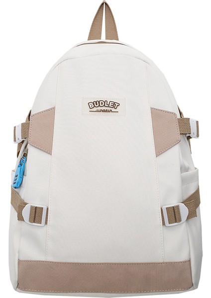 Kızın Okul Çantası Kadın Kore Versiyonu Ortaokul Öğrencisi Sevimli Yumuşak Kız Sırt Çantası Lise Öğrencisi Büyük Kapasiteli Sırt Çantası (Yurt Dışından)