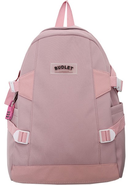 Kızın Okul Çantası Kadın Kore Versiyonu Ortaokul Öğrencisi Sevimli Yumuşak Kız Sırt Çantası Lise Öğrencisi Büyük Kapasiteli Sırt Çantası (Yurt Dışından)