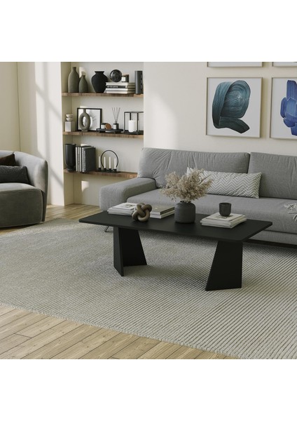 - Duetto Sehpa / Siyah Renk & 120X60 cm