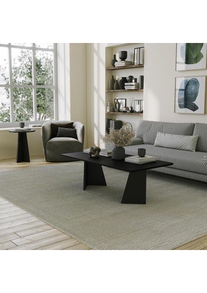 - Duetto Sehpa / Siyah Renk & 120X60 cm