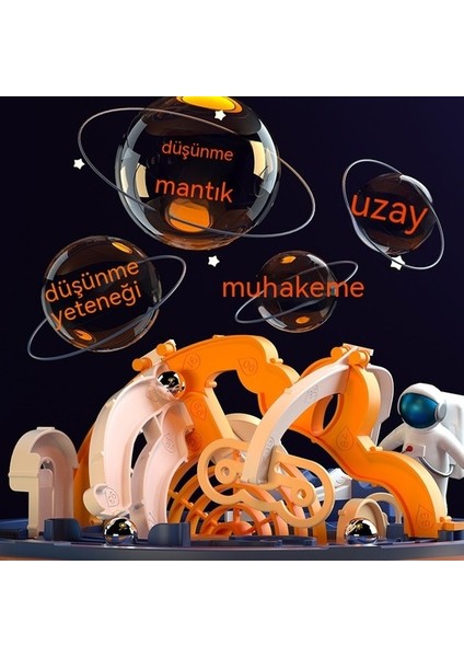 Janjon Star 3D Üç Boyutlu Labirent Topu Top Oyuncak, El-Göz Koordinasyonu Egzersizi Yapmak Için Çocukların Erken Eğitim Eğitici Oyuncak Labirent Topu Büyük Labirent 100 Seviyeleri (Yurt Dışından)