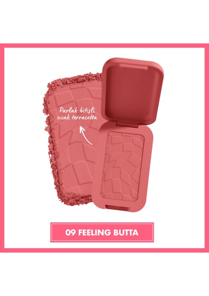 Buttermelt Blush Kremsi Pembe Pudra Allık - 09 Feelin Butta