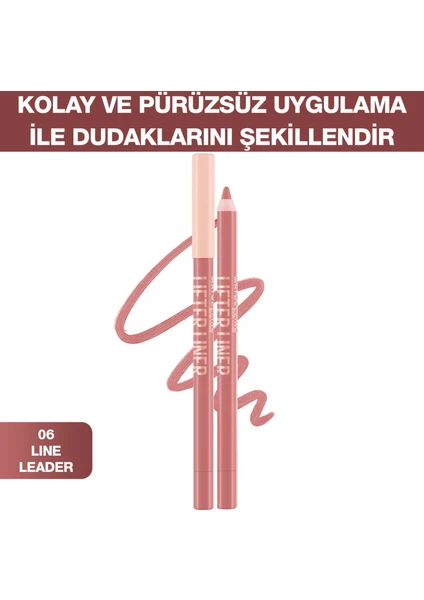 Maybelline New York Lifter Liner Pembe Tonlu Dudak Kalemi- 06 Line Leader