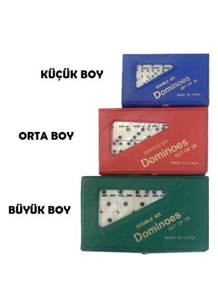 Star Melamin Domino Taşı Çantalı Domino Seti Küçük Boy