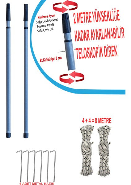 Kaşıkbey Tent Plus Araç Kamp Çadırı Tente Gölgelik Katlanır Çok Amaçlı Araç Üstü Branda Piknik Plaj Çadırı