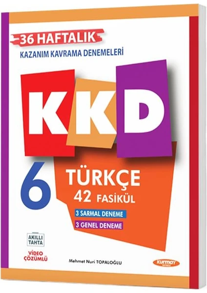 Kurmay Yayınları KKD 6 Türkçe Deneme