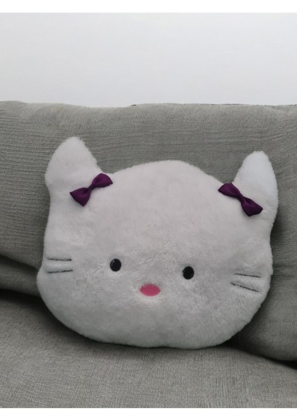 Hello Kitty Kedi Yastık Uykucu Dolum Oyuncak 30CM Orta Boy Hediyelik Yastık