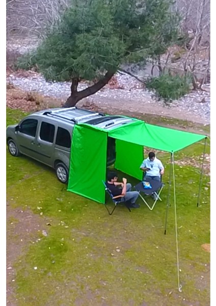 Kaşıkbey Tent Plus Araç Kamp Çadırı Tente Gölgelik Katlanır Çok Amaçlı Araç Üstü Branda Piknik Plaj Çadırı