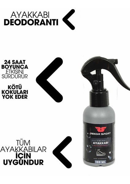 Ayakkabı Deodorant 100 ml Unisex Ayakkabı Bakım Ürünleri RS798081-1