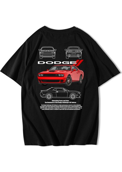 Oversize Dodge Challenger Srt Hellcat T-Shirt