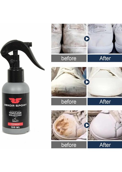 Ayakkabı Ve Kumaş Temizleme Spreyi 100 ml Unisex Ayakkabı Bakım Ürünleri RS1026424-3