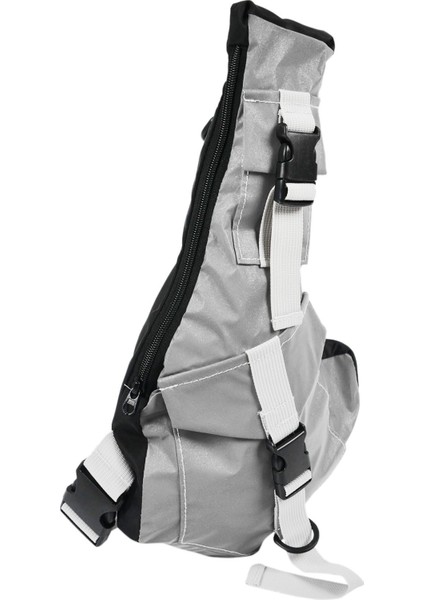 Göğüs Çantası Hip Hop Sokak Şıklığı Erkek Çantaları Çok Fonksiyonlu Yelek Kadın - Vücut Omuz Yansıtıcı Gri (Yurt Dışından)