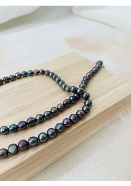 Siyah Inci 4-5 mm Doğal Taş Dizi fiyatları