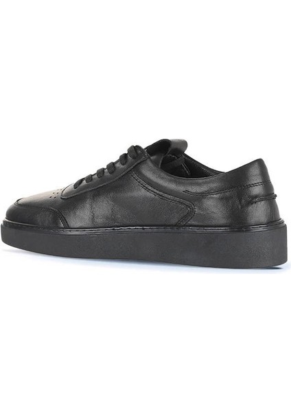 Bueno Shoes Siyah Deri Erkek Spor Ayakkabı 16Ma8107