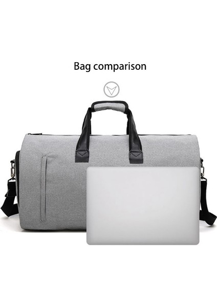 Seyahat Çantası Erkek Su Geçirmez Oxford Kumaş Takım Elbise Omuz Çantası Açık Gri (Yurt Dışından) fırsatları