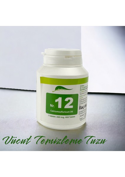 Schüssler Dr. Nr:12 Vücut Temizleme Tuzu modelleri