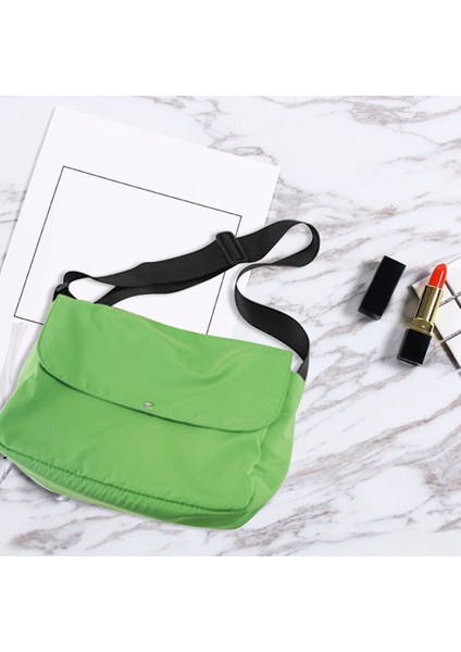 Basit Oxford Kumaş Omuz Çantası Günlük Tüm Maçlara Uygun Messenger Modaya Uygun Büyük Kapasiteli Turuncu (Yurt Dışından) modelleri