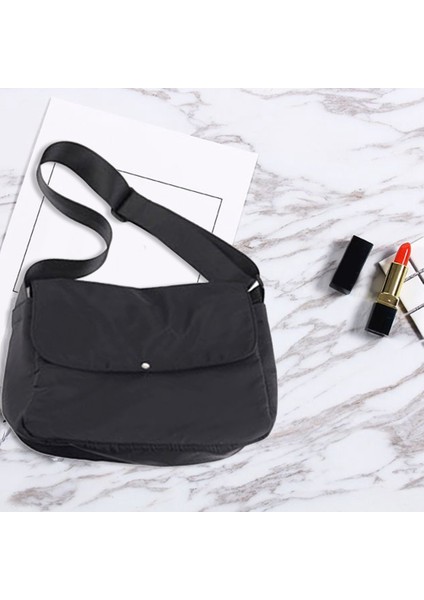 Basit Oxford Kumaş Omuz Çantası Günlük Tüm Maçlara Uygun Messenger Modaya Uygun Büyük Kapasiteli Turuncu (Yurt Dışından) fırsatları