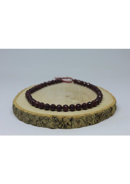 Çeyrek Dizi (9cm Uzunluğundadır!) Yakut Taşı Çeyrek Dizi Faset Kesim 8-8.5mm Aralığı