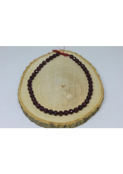 Çeyrek Dizi (9cm Uzunluğundadır!) Yakut Taşı Çeyrek Dizi Faset Kesim 8-8.5mm Aralığı fırsatları