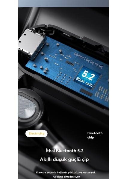 Yeni V13 Kablosuz Kulağa Monte Bluetooth Kulaklık Akıllı LED Pil Dijital Ekran Ultra Uzun Bekleme Koşusu (Yurt Dışından) modelleri