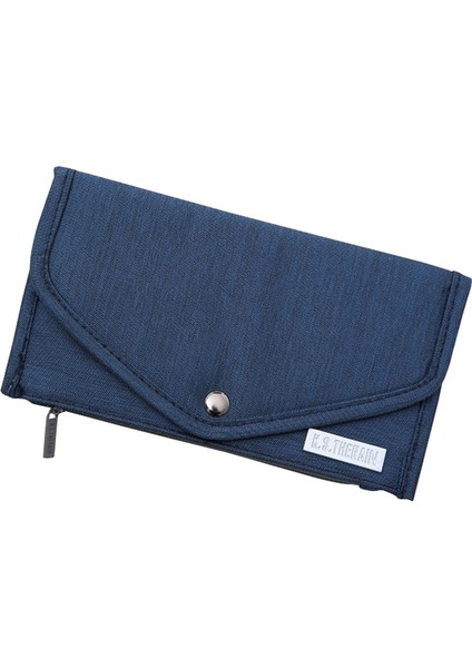 Yeni Pasaport Seyahat Cüzdan Tutucu Çok Fonksiyonlu Kredi Kartı Paketi Kimlik Belgesi Çoklu Kart Saklama Paketi Debriyaj Lacivert (Yurt Dışından)