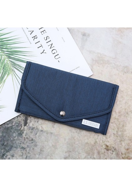 Yeni Pasaport Seyahat Cüzdan Tutucu Çok Fonksiyonlu Kredi Kartı Paketi Kimlik Belgesi Çoklu Kart Saklama Paketi Debriyaj Lacivert (Yurt Dışından) fiyatları