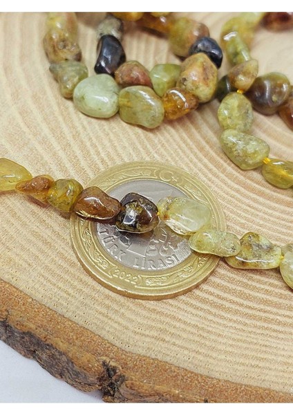 Yeşil Alacalı Lal Taşı Doğal Dizi (51930) fiyatları