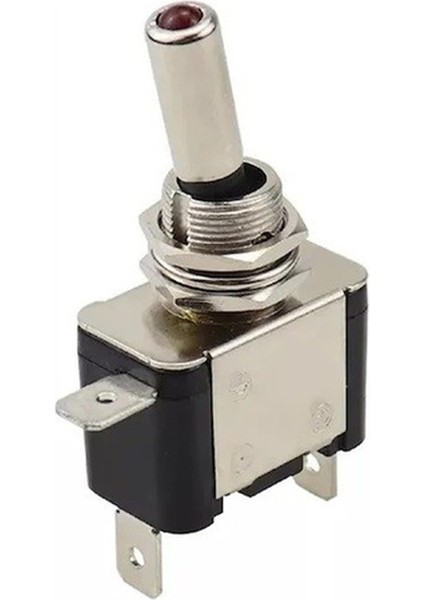 IC-151B Işıklı 12 Volt Dc 30 Amper On Off Toggle Switch Aç Kapa Buton 2 Kademeli