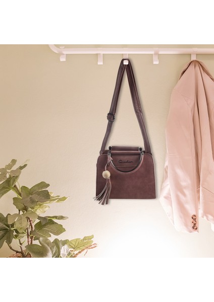 Bayanlar El Çantası Basit Moda Çevirme Bayanlar Eğimli Çanta Kore Tek Omuz Çantası (Pembe) (Yurt Dışından) modelleri