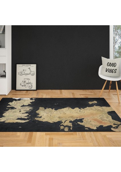 Game Of Thrones Map Halı