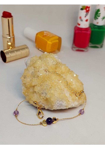 Ametist Taşı Tasarım Bileklik (52128) fiyatları