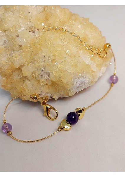 Ametist Taşı Tasarım Bileklik (52128) fırsatları