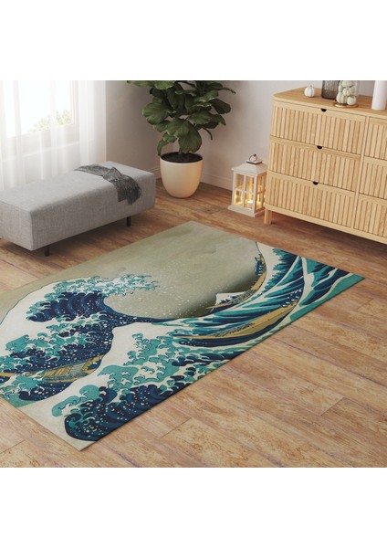 The Great Wave Of Kanagawa Halı