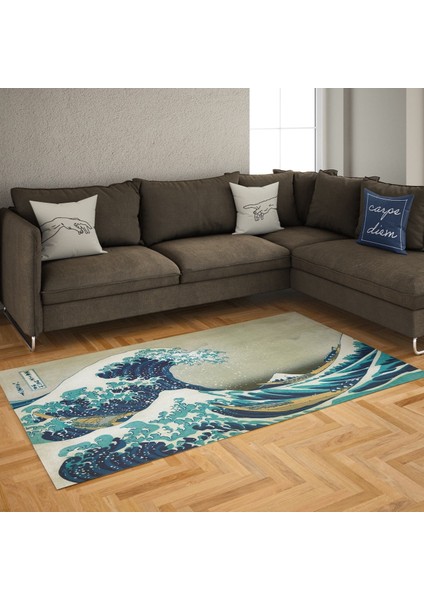 The Great Wave Of Kanagawa Halı