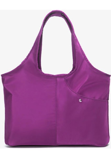 Büyük Tote Omuz Çantası Su Geçirmez Çanta Çok Fonksiyonlu Naylon Seyahat Omuzu (Mor) (Yurt Dışından) fiyatları