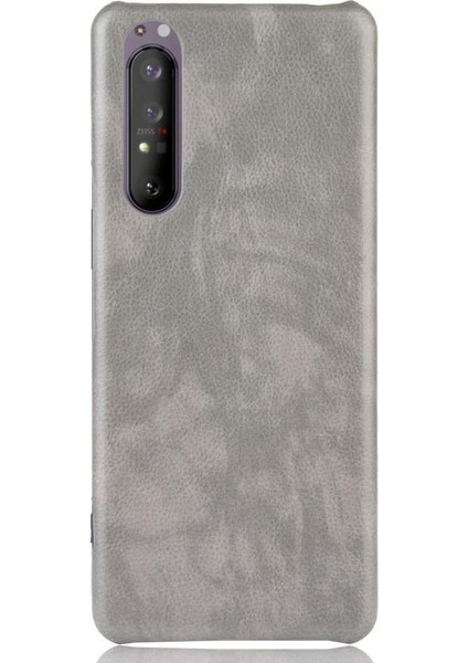 Sony Xperia 1 Iı Uyumluluk Lychee Desen Retro Kapak Için Retro Kılıf (Yurt Dışından)
