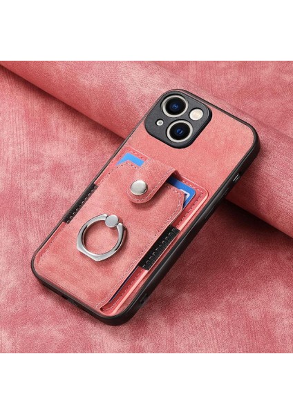 IPhone 15 Için Kılıf Standı Crad Yuvası Halka Tutucu Manyetik Araç Montaj (Yurt Dışından)