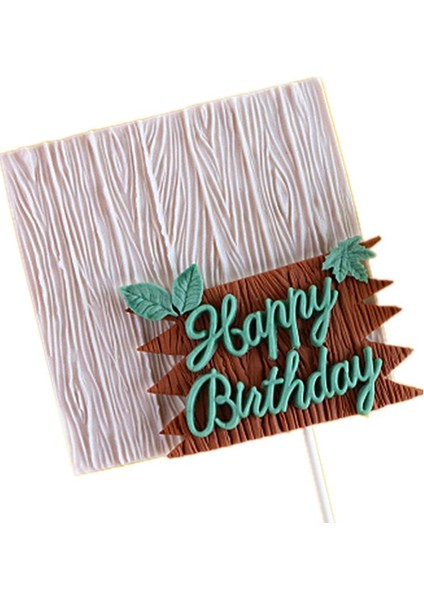 Pembe Tarzı Yeni Ağaç Kabuğu Ahşap Desenli Kek Silikon Kalıp Pastacılık Sınır Süsleme Aracı Şeker Şekerleme Çikolata Kalıbı - E-Ticaret Başlığı (Yurt Dışından) indirimleri