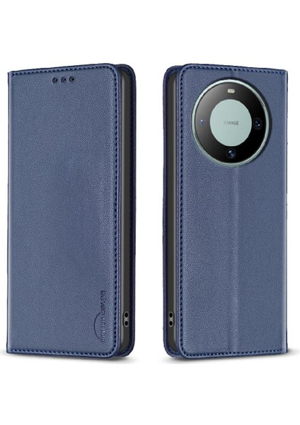 Huawei Mate 60 Için Flip Case Çok Renkli Pu Deri Manyetik Cüzdan Yuvası (Yurt Dışından)