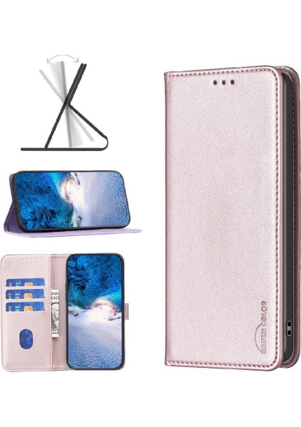 Huawei Mate 60 Pro Manyetik Cüzdan Çoklu Kart Yuvası Iş Için Flip Case (Yurt Dışından)