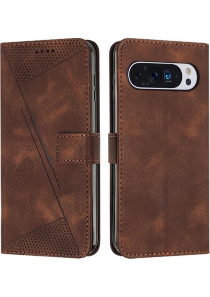 Google Piksel 9 Cüzdan Kart Ekleme Kickstand Pu Deri Için Flip Case (Yurt Dışından)