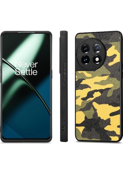 Oneplus 11 Camo Tasarım Hafif Anti Damla Kablosuz Şarj Için Kılıf (Yurt Dışından)