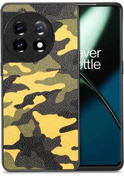 Oneplus 11 Camo Tasarım Hafif Anti Damla Kablosuz Şarj Için Kılıf (Yurt Dışından)