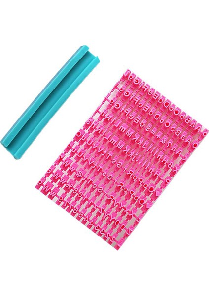 Pembe Tarzı Harf Baskılı Kurabiye Kalıbı Plastik Kek Kalıbı Çerez Kesici Basın Damga Kabartma Fondan Kalıp (Yurt Dışından) fırsatları