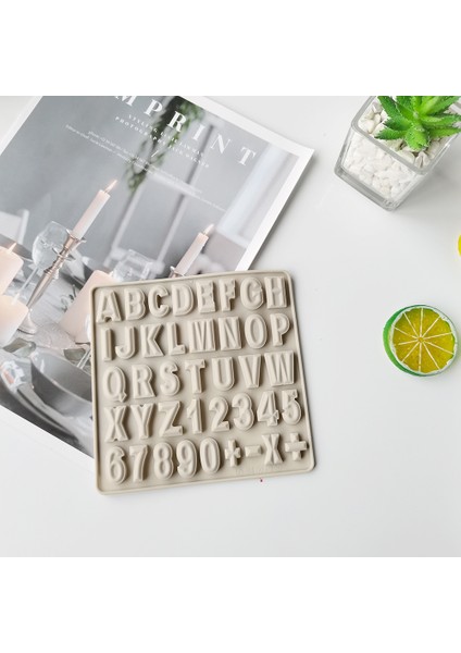 Bej Tarzı Yeni Silikon Çikolata Kalıbı Harf Pişirme Araçları Yapışmaz Silikon Kek Kalıbı Jöle Şeker 3D Kendin Yap Kalıplar Mutfak Aksesuarları (Yurt Dışından) indirimleri
