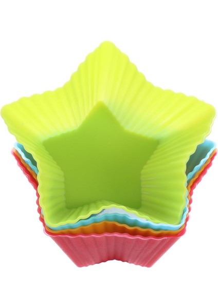 Yeşil-Kalp Tarzı Yeni Silikon Cupcake Kalıbı Kalp Kek Muffin Kalıbı Hamur Işleri Anti Yapışkan Isıya Dayanıklı Tekrar Kullanılabilir Silikon Kek Kalıpları Şeker Dıy (Yurt Dışından)