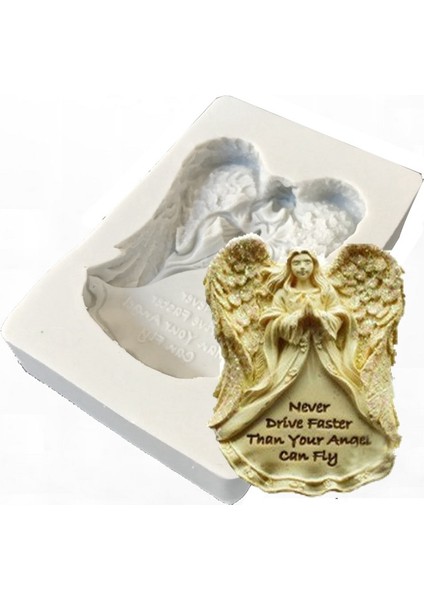 B Tarzı Silikon Reçine Kalıpları Pastacılık Fondan Kalıp 3D Melekler Düğün Pasta Dekorasyon Araçları Mutfak Fırın Aksesuarları Kendin Yap Alçı Hotsal (Yurt Dışından) fiyatları